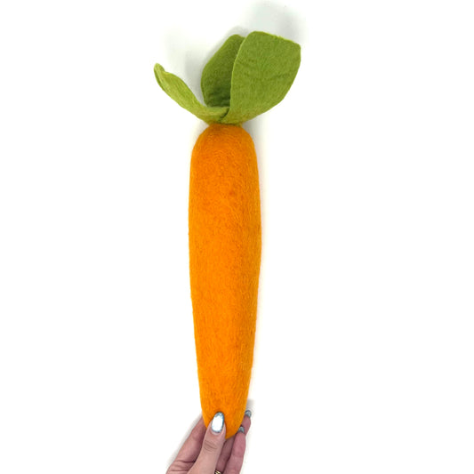 XL Carrot Felted